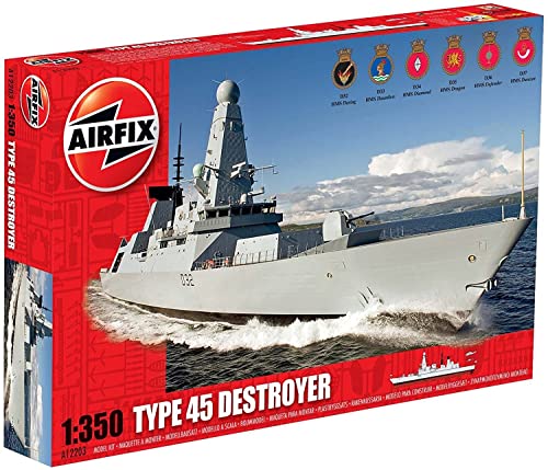 Airfix HMS Daring Type 45 Destroyer Boat Building Kit 1350 Scale - Image 1