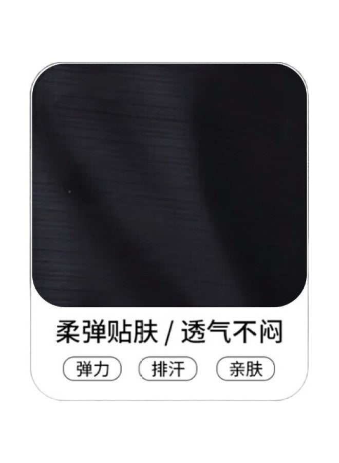 Fandimu Men'S Sports Suit Fitness Running Women'S Quick-Drying Sweat-Absorbing Breathable Basketball Training T-Shirt Black - Men'S M - Image 2