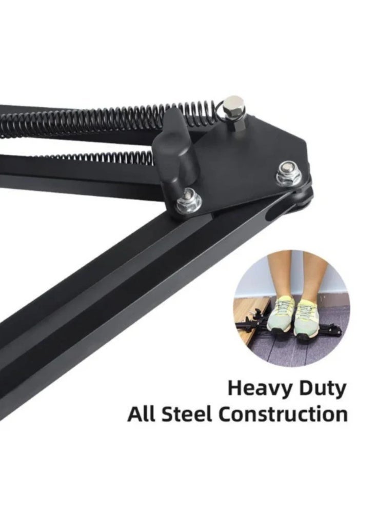 MAONO BA20 Professional Microphone Boom Arm Stand | Adjustable Metal Mic Arm for Podcasting, Streaming and Content Creation | Heavy Duty Desk Microphone Stand with 360° Rotation and 1kg Load Capacity - Image 4