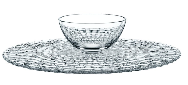 Nachtmann Bossa Nova Chip and Dip-Cum-Cake Plate, 32cm - Image 2