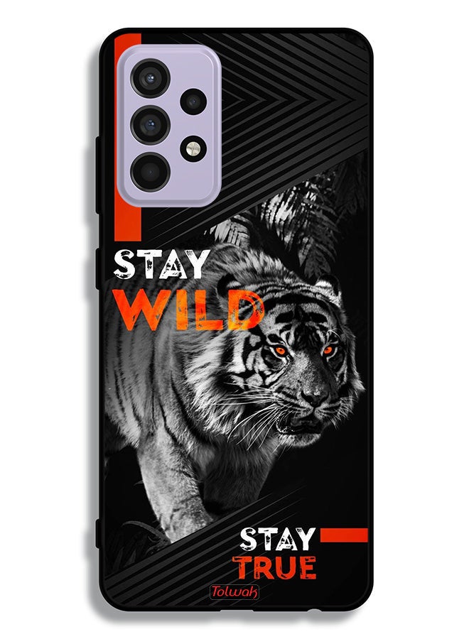 Tolwak Samsung Galaxy A52 4G Protective Case Cover Stay Wild Stay True - Image 1