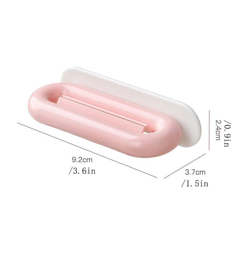 Green Wall Mounted Toothpaste Squeezer And Punch Free Toothbrush Holder - Image 2
