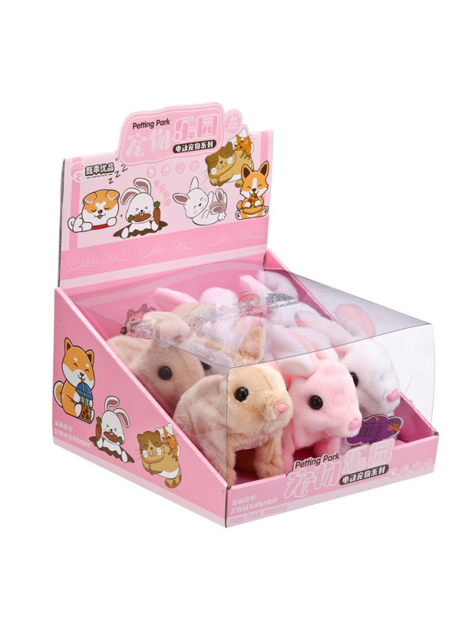 Children's Play House Electric Walking Plush Animal Toy Cat Rabbit Dog Simulation Pet Doll Boxed-Color:688-132 Cat-Specifications:A Single Style Must Be Shipped In Multiples Of 216 Pieces  - Image 2