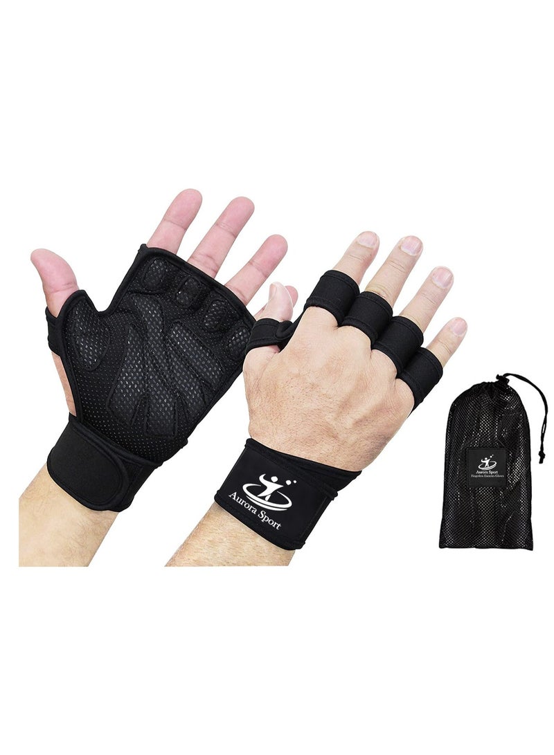 AURORA New Ventilated Workout Gloves with strong grip and Palm Protection both For Men and Women Exceptional For Cross training Gym Cycling Weightlifting - Image 1