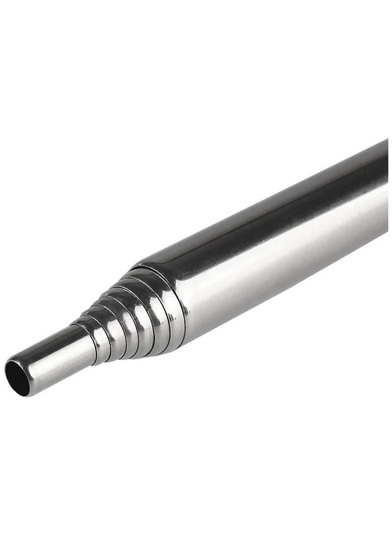 SOLDOUT Outdoor Cooking Survival Blow Fire Tube Portable Retractable Telescopic Fire Starter Tube Stainless Steel Camping Blow Fire Tube Blow Pipe - Image 2