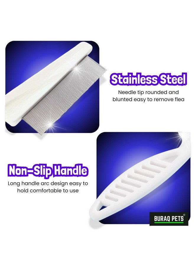 Buraq Pets Flea Comb for Cat & Dog For Removing Fleas, Tick & Lice, Dog Comb, Cat Comb, Grooming Tool for Pets (small) - Image 5