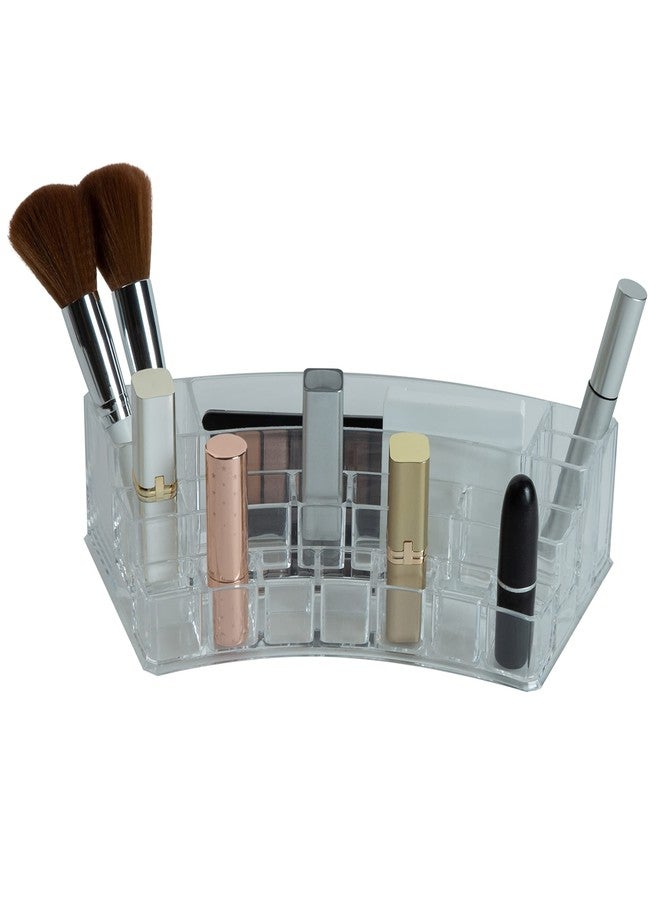 سمبليفاي منظم أحمر الشفاه ومستحضرات التجميل Simplify Acrylic™ ذو 20 قسمًا - Image 1
