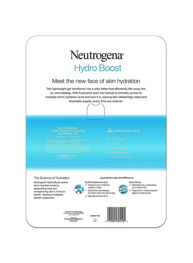 Neutrogena 3-Piece Hydro Boost Hydrating Cleansing Gel - Image 3