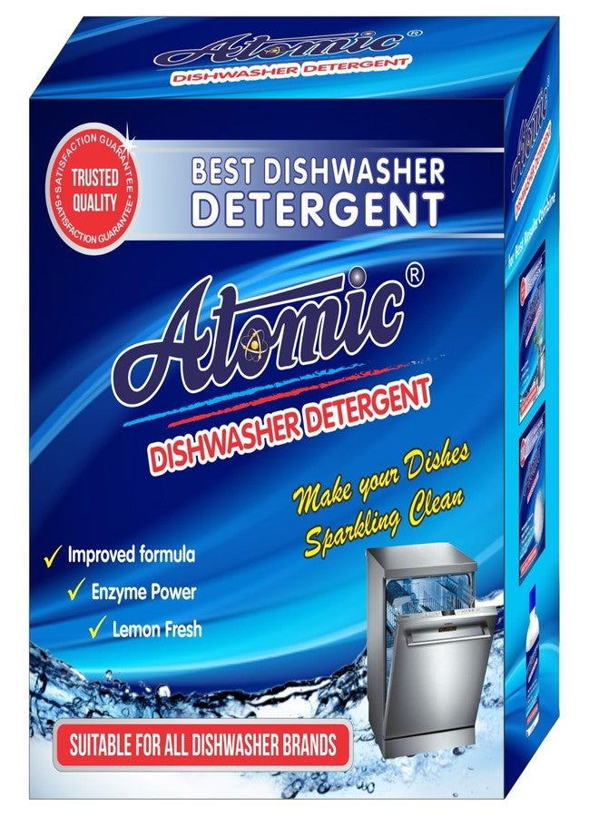Atomic Dishwasher Detergent Power Gives Ultra Crystal Clear Finish = 900GM Tested by| APCL London| - Image 1