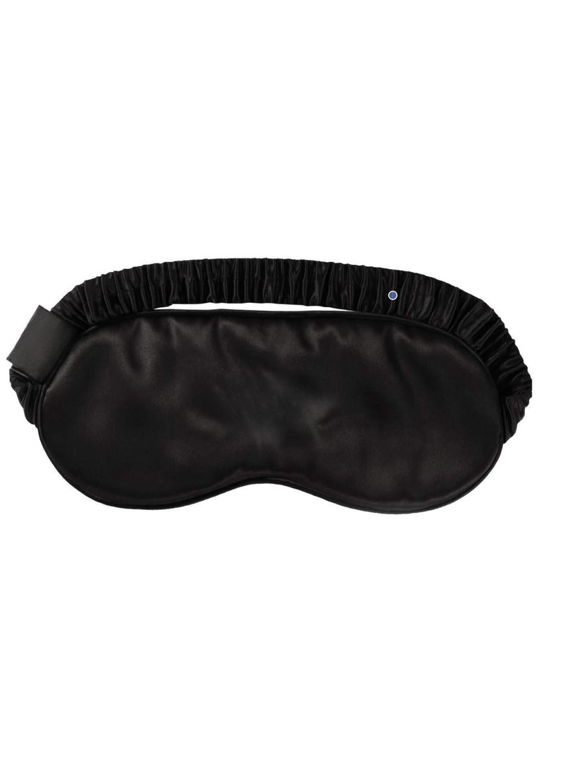 KHAJUL - Sleep Mask 100% Blackout  Eye Mask Comfortable & Super Soft Sleeping Mask with Adjustable Straps for Women Men Night Eye Mask for Sleeping Travel Yoga Naps Black - Image 1