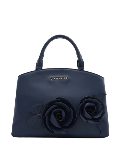 CAPRESE BLOOM SATCHEL SMALL NAVY