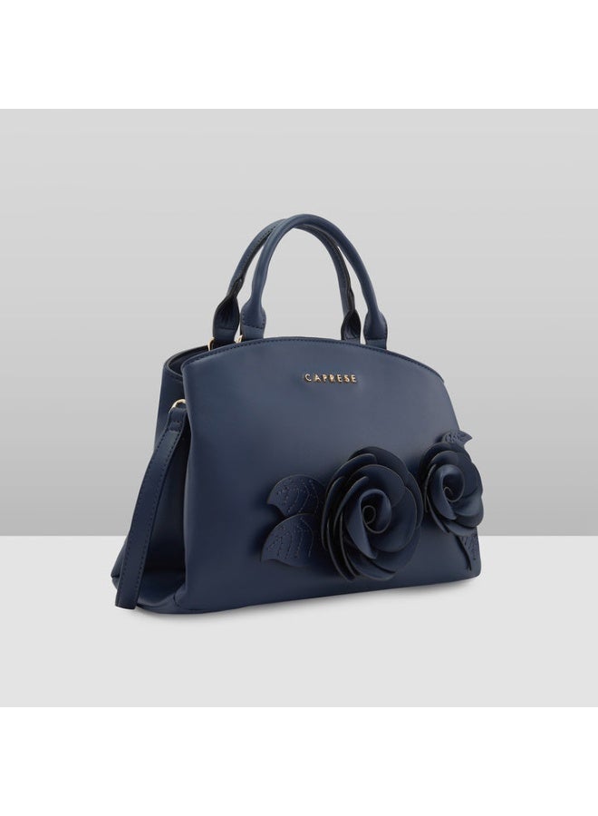 CAPRESE BLOOM SATCHEL SMALL NAVY - Image 2