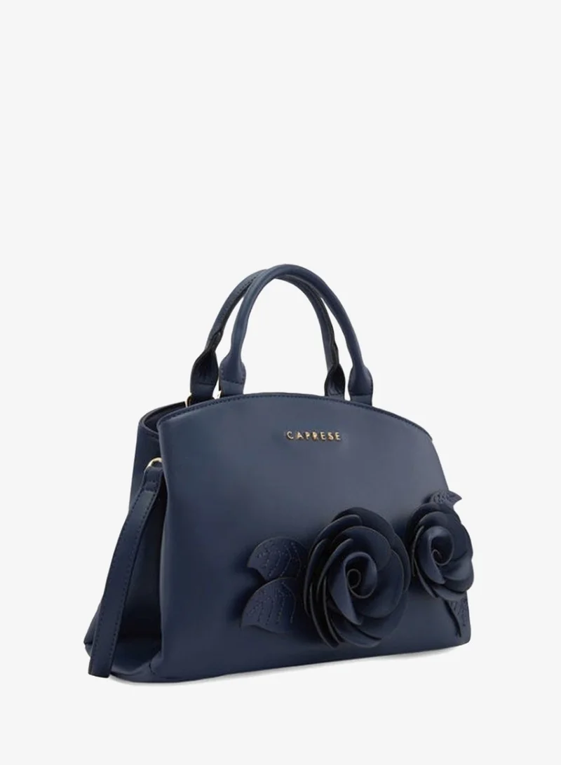 CAPRESE BLOOM SATCHEL SMALL NAVY