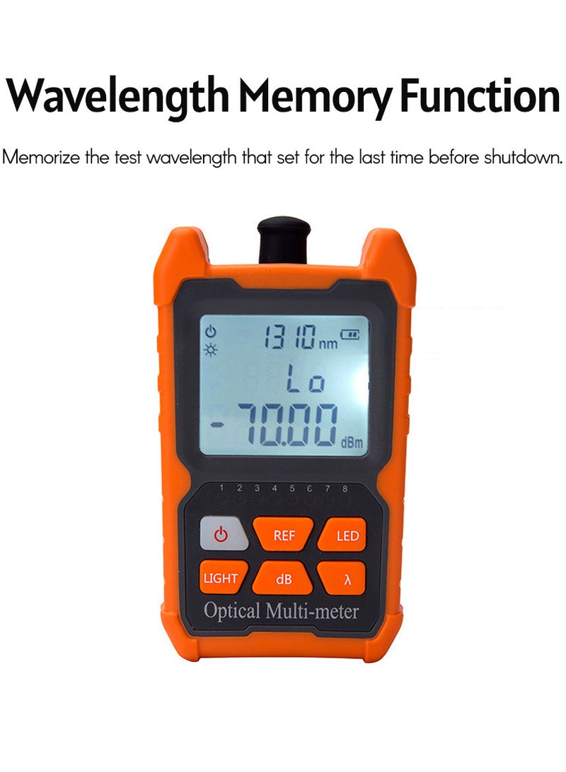 Mini Optical Power-Meter Portable Leds Lighting High Precise Network Fiber Optic Cable Tester Tools - Image 2