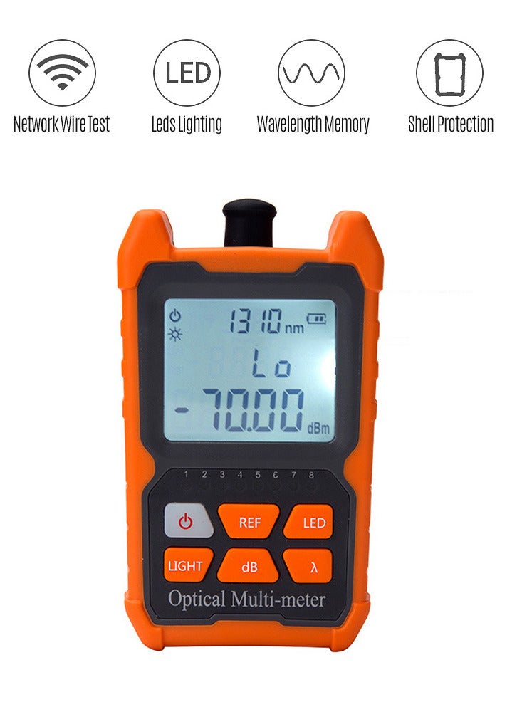 Mini Optical Power-Meter Portable Leds Lighting High Precise Network Fiber Optic Cable Tester Tools - Image 5