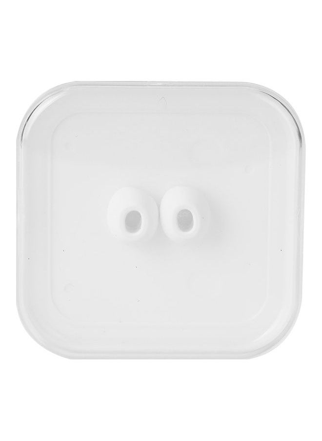 NIBEMINENT - Soft Silicone Replacement Ear Caps Compatible With Apple AirPods Pro White - Image 1
