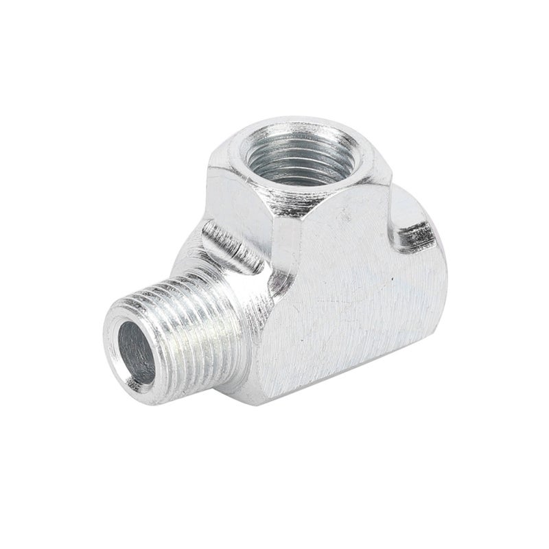 Oil Water Sensor 1/8 Inch BSPT Galvanized Iron Durable Tee Pipe Fitting - Universal 3 Way Adapter Direct Aftermarket Replacement for Vehicle Turbine Oil Pressure Gauge Installation - Image 4