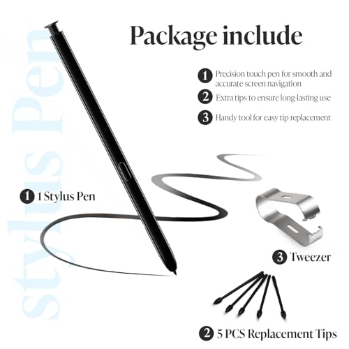 The AutoStory Galaxy Note 10 Stylus Pen for Android Replacement | Compatible for Galaxy Note 10/Note 10 Plus 5G, 4096 Sensitivity with 5 Extra nibs (Without Bluetooth) - Image 3