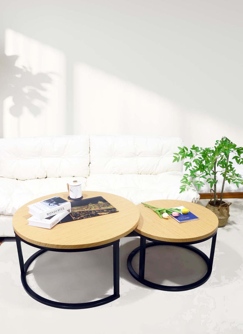 Round Coffee Table Mother and Child Simple Modern Living Room Home Wood Light Luxury Style Combination Table - pzsku/Z625A5C6C679C0E870A78Z/45/_/1732788349/9406f51d-de6c-49bd-b628-13c675fcba43