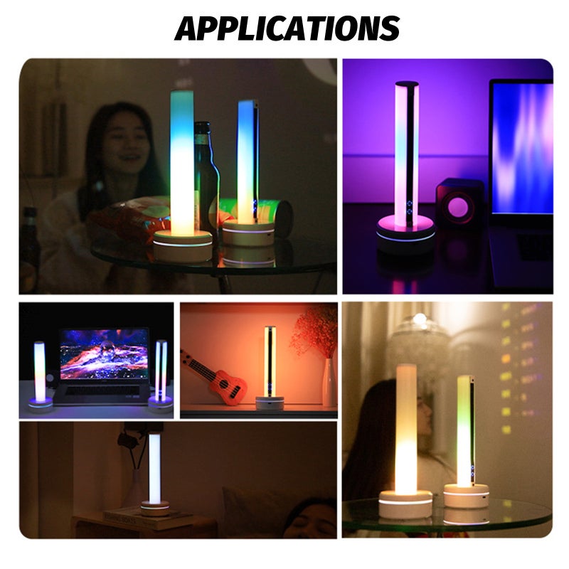 RGB Symphony Pickup Lamp Festival Party Atmosphere Lamp Gaming Desktop Rhythm Lamp LED Car Decorative Lamp - Image 5