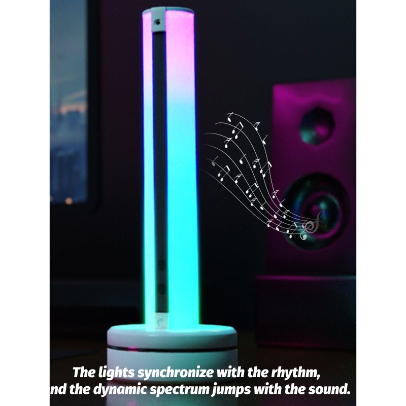 RGB Symphony Pickup Lamp Festival Party Atmosphere Lamp Gaming Desktop Rhythm Lamp LED Car Decorative Lamp - Image 4
