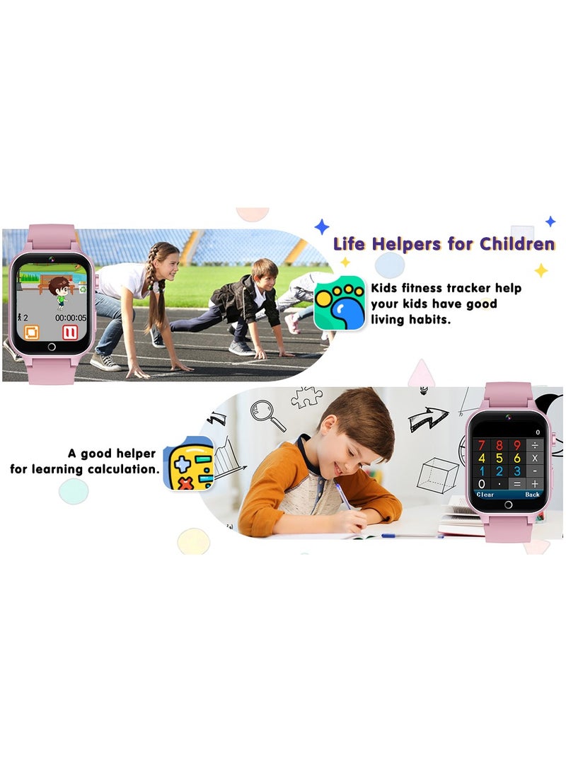 Children's Smart Watch 32 Games, Watch Child Boy Girl HD Camera Music Video Pedometer AudioBook Alarm Clock Smart Watch Children Birthday Gifts for Girls and Boys 3-12 Ys - Image 5
