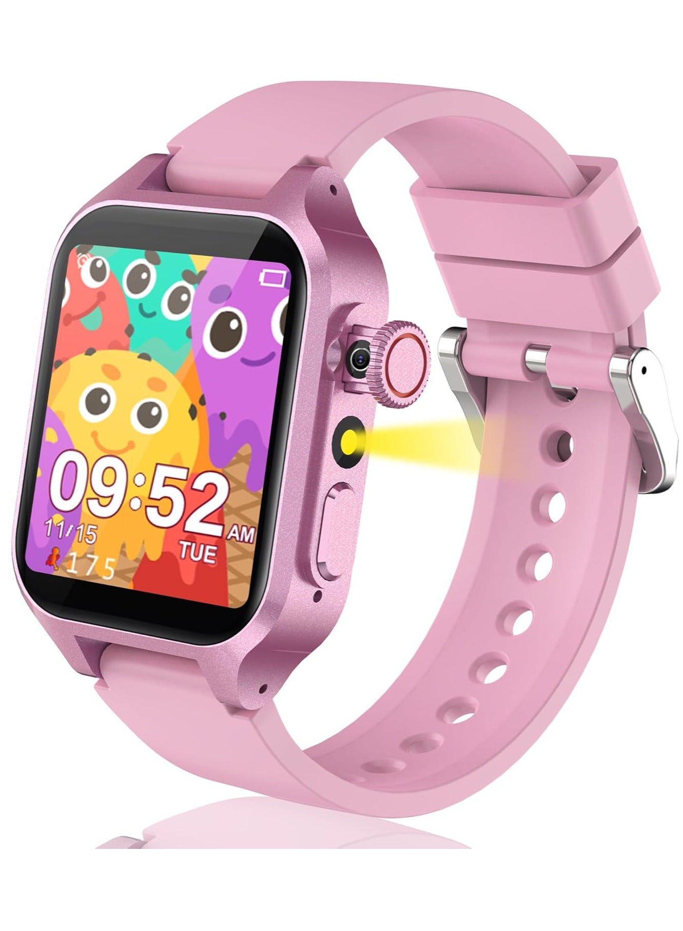 Children's Smart Watch 32 Games, Watch Child Boy Girl HD Camera Music Video Pedometer AudioBook Alarm Clock Smart Watch Children Birthday Gifts for Girls and Boys 3-12 Ys