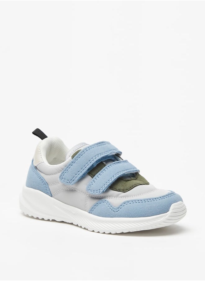 LBL by Shoexpress - Boy's Textured Sneakers with Hook and Loop Closure Ramadan Collection - Image 1