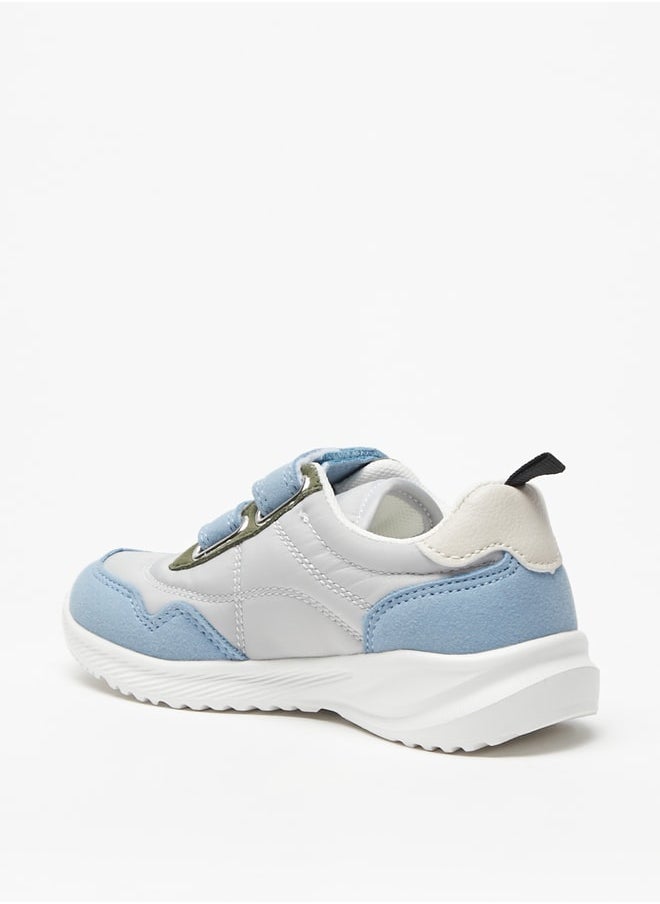 LBL by Shoexpress - Boy's Textured Sneakers with Hook and Loop Closure Ramadan Collection - Image 1