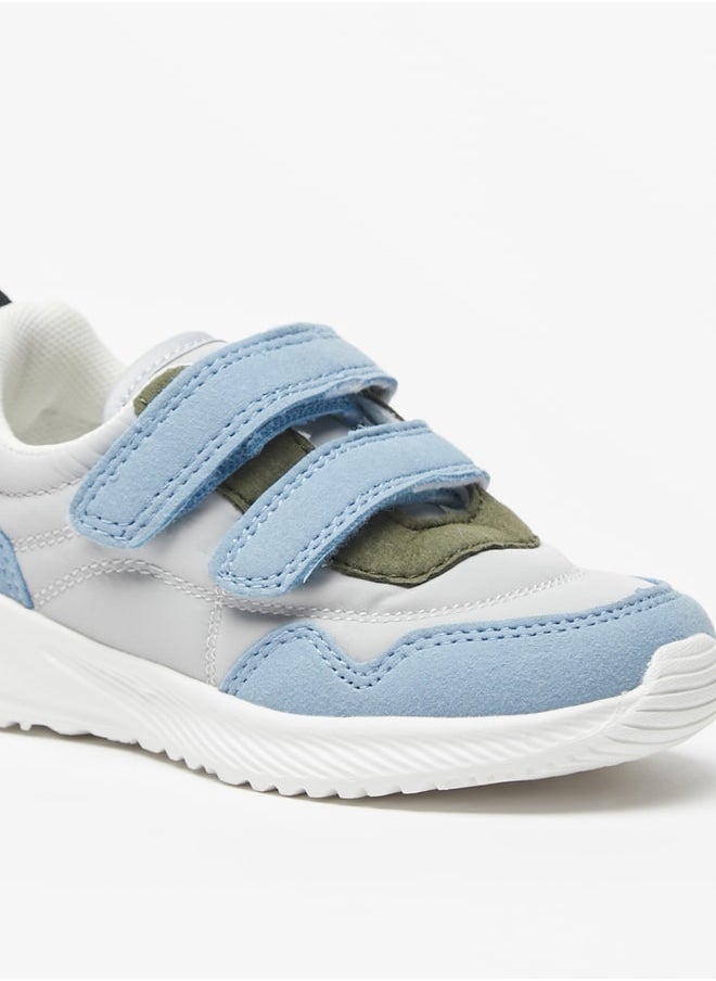 LBL by Shoexpress - Boy's Textured Sneakers with Hook and Loop Closure Ramadan Collection - Image 1