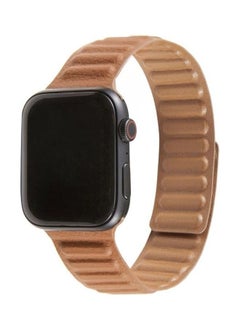 PROMASS Replacement Watchbands For Apple Watch Series 7 45mm/6 & SE & 5 & 4 44mm/3 & 2 & 1 42mm Brown 