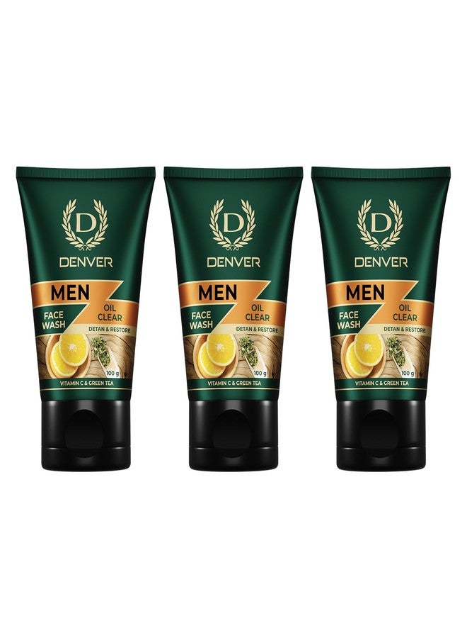 Denver Oil Clear 100 gm EachFace wash (Pack of 3) - Image 1