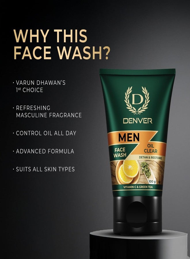 Denver Oil Clear 100 gm EachFace wash (Pack of 3) - Image 5