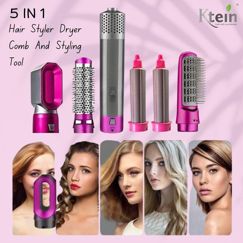 Ktein أداة تصفيف الشعر الساخن المتعددة الوظائف Ktein 5 في 1 (لون مختلط) - Image 3