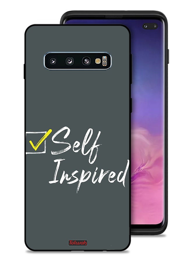 Tolwak Samsung Galaxy S10 Plus Protective Case Cover Self Inspired - Image 1