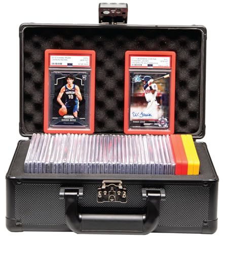 Panopply SLAB ARMOR 1 Row Graded Card Storage Box PSA Card Slab Case For Graded cards Holds 40+ Slabs 1 Row Graded Card Case for PSA Slab Box Graded 1 Row Card Storage Box Sports Baseball Card Collector Gifts - Image 1