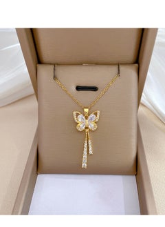 Generic Shining luxury butterfly pendant necklace  - Image 2