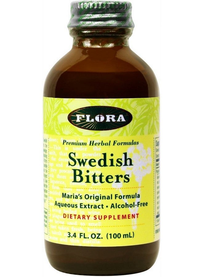Flora مرارة سويدية أعشاب هضمية خالية من الكحول 3.4 أونصة سائلة - Image 1