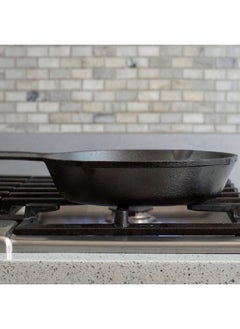 LODGE Pre-Seasoned Even Heat Distribution Cast Iron Skillet Black 22.8 cm L6SK3INT  - Image 5
