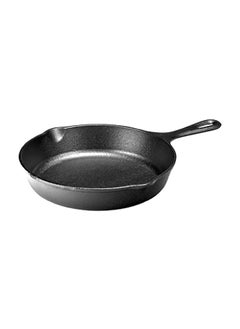 LODGE Pre-Seasoned Even Heat Distribution Cast Iron Skillet Black 22.8 cm L6SK3INT  - Image 1