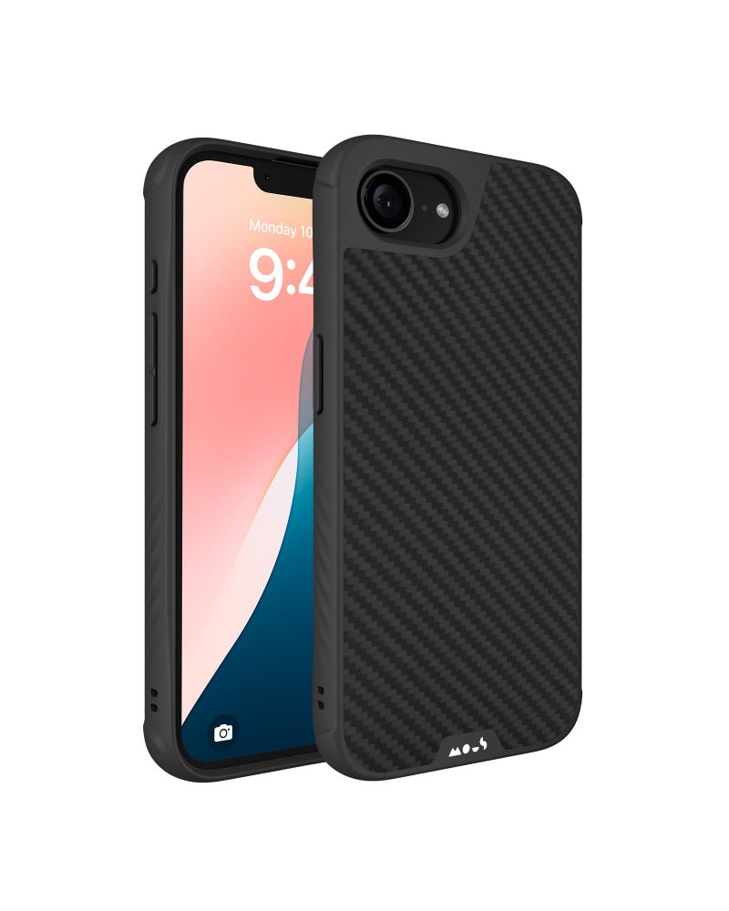 Mous for iPhone 16e Case 2025 MagSafe Compatible Limitless 60 Aramid Carbon Fibre Protective Shockproof Phone Cover - Image 2
