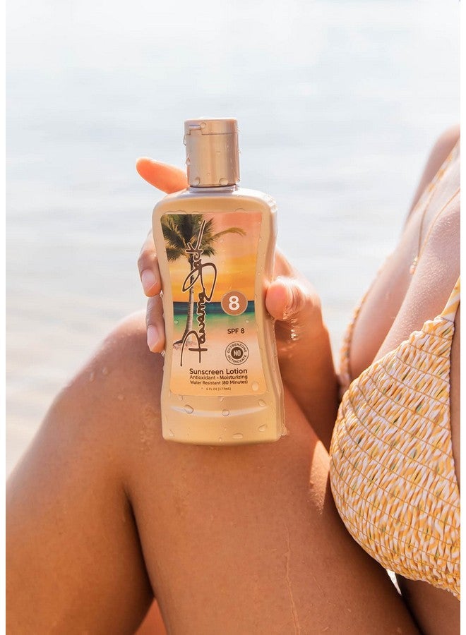 panama jack Sunscreen Tanning Lotion Spf 8, Paba, Paraben, Gluten & Cruelty Free, Antioxidant Moisturizing Formula, 6 Fl Oz (Pack Of 2) - Image 4
