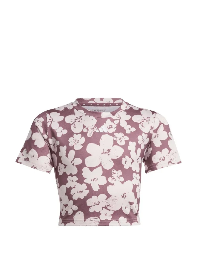 اديداس اوريجينالز adidas Jg Tr-Es Pri T Red Training T-Shirts 5-6Y