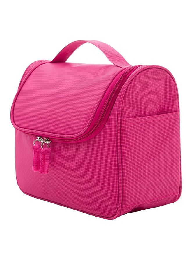 NIBEMINENT Portable Travel Makeup Bag Pink - Image 1