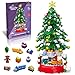 BAOXUE Christmas Tree Building Block Set 515 Pieces Rotating Base with Ornaments and Star Holiday Building Toy Stocking Stuffers for Kids Gifts for Boys Girls - Image 2