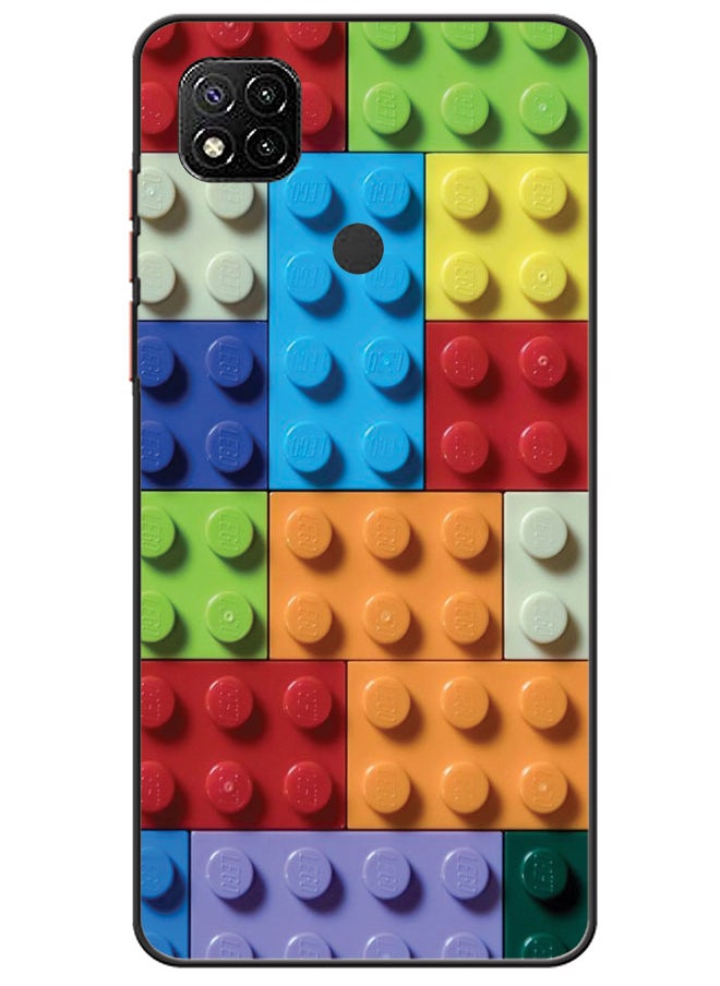 EYE CATCH Protective Case Cover For Xiaomi Redmi 9C Lego Bricks  - Image 1