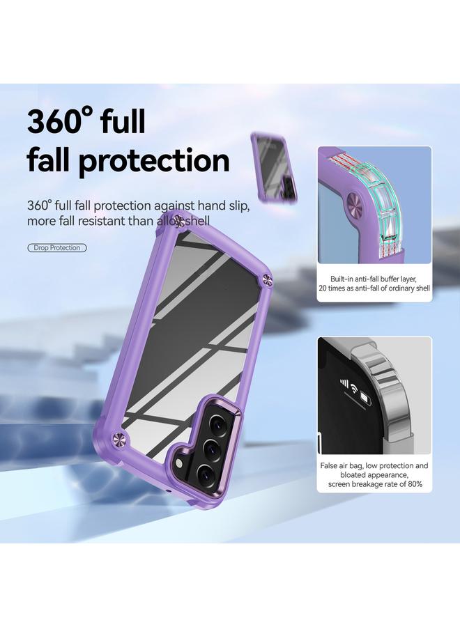 اس-توب جراب لهاتف Samsung Galaxy S21 5G مصنوع من مادة TPU + PC لحماية العدسات - Image 4