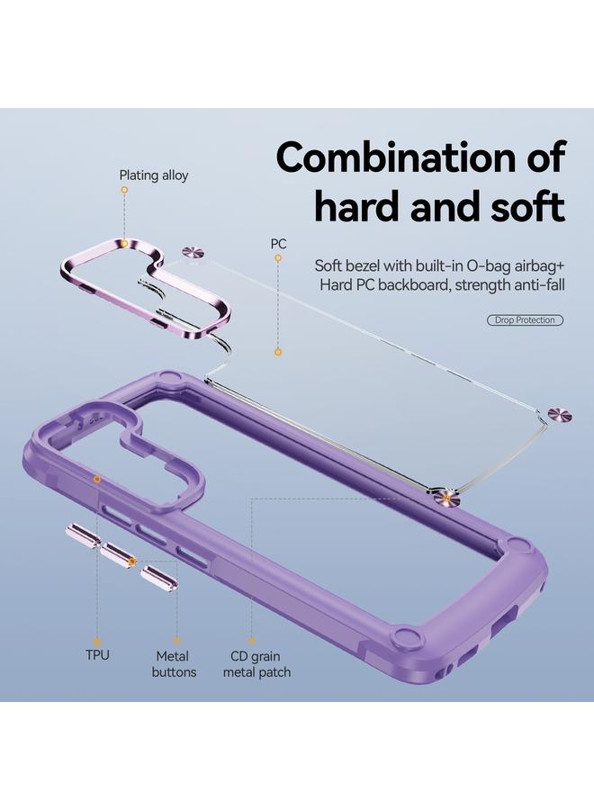 اس-توب جراب لهاتف Samsung Galaxy S21 5G مصنوع من مادة TPU + PC لحماية العدسات - Image 3