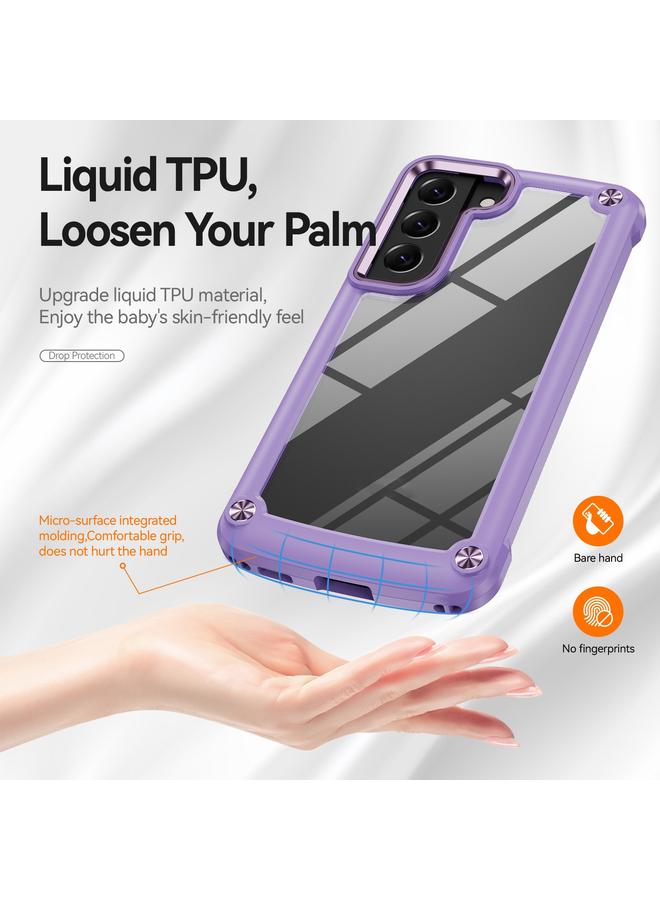 اس-توب جراب لهاتف Samsung Galaxy S21 5G مصنوع من مادة TPU + PC لحماية العدسات - Image 2