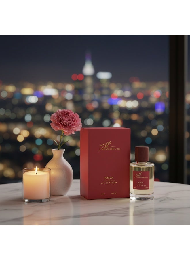 نفاذ للعطور نوفا 100 مل – عطر زهري فاكهي طويل الثبات للجنسين – صناعة إسبانية - Image 5
